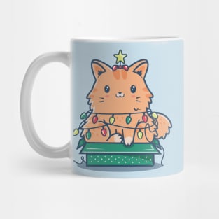 Merry Catmas cute Christmas kitty Mug